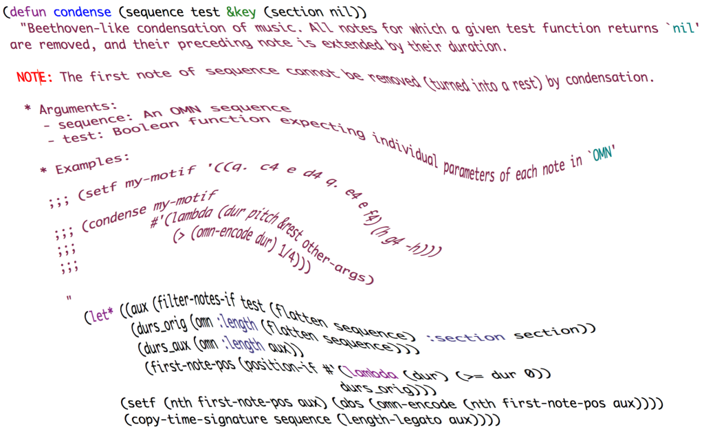 Some code for decorative purposes